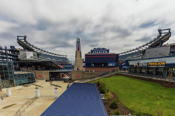 Gillette Stadium Art Print featuring the photograph Gillette Stadium by Brian MacLean