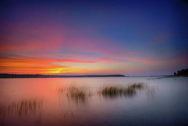 Wisconsin Art Print featuring the photograph Glowing Sunset by David Heilman