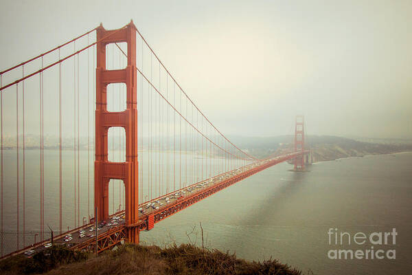 Golden Gate Art Print featuring the photograph Golden Gate Bridge by Ana V Ramirez