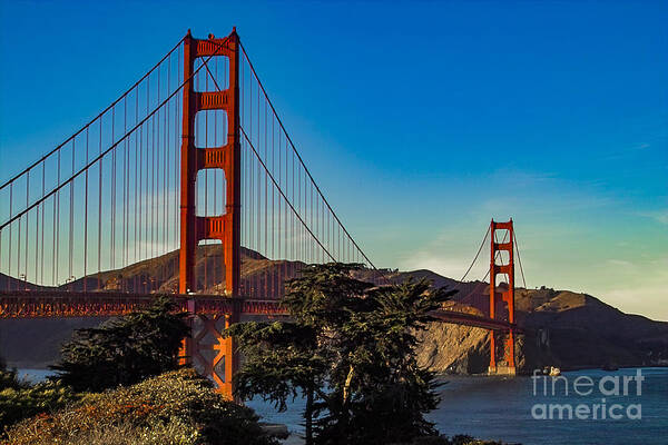 Golden Gate Bridge Art Print featuring the photograph Golden Gate Bridge San Francisco California by Kimberly Blom-Roemer