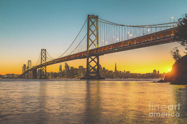 America Art Print featuring the photograph Golden San Francisco by JR Photography