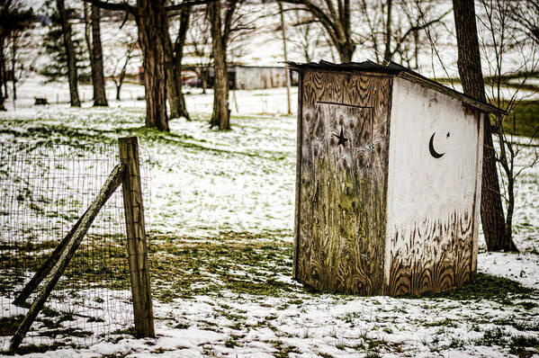 Outhouse Art Print featuring the photograph Gotta Go by Heather Applegate