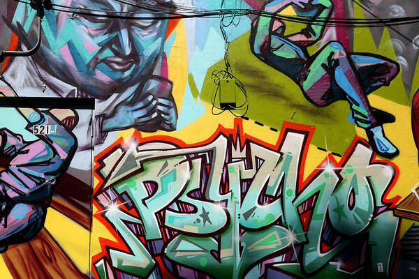 Graffiti Art Print featuring the photograph Graffiti 2 by Andrew Fare