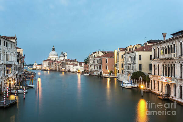 Grand Canal - Venice Art Print featuring the photograph Grand Canal in Venice, Italy by Didier Marti