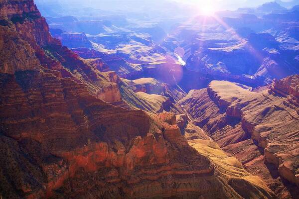 Grand Canyon National Park Art Print featuring the photograph Grand Canyon Arizona 10 by Tatiana Travelways