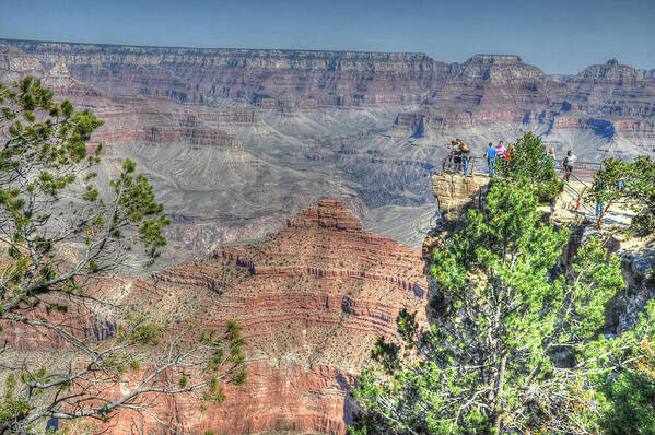 Grand Canyon Art Print featuring the photograph Grand Canyon Overlook by David Armstrong