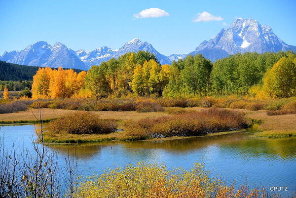 Grand Tetons National Park Art Print featuring the photograph Grand Tetons 3 by Carrie Putz