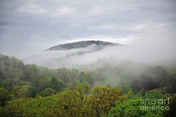 Nature Art Print featuring the photograph Great Smoky Mountains by Anna Serebryanik