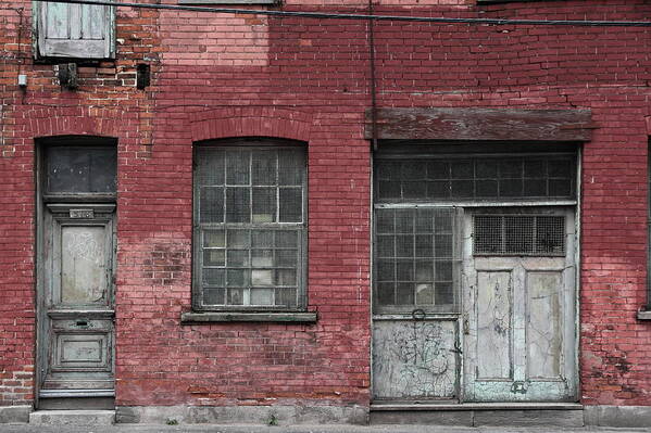 Decay Art Print featuring the photograph Griffintown Wall by Kreddible Trout