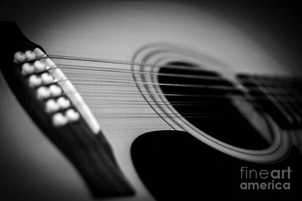 Guitar Art Print featuring the photograph Guitar4 by Bob Mintie