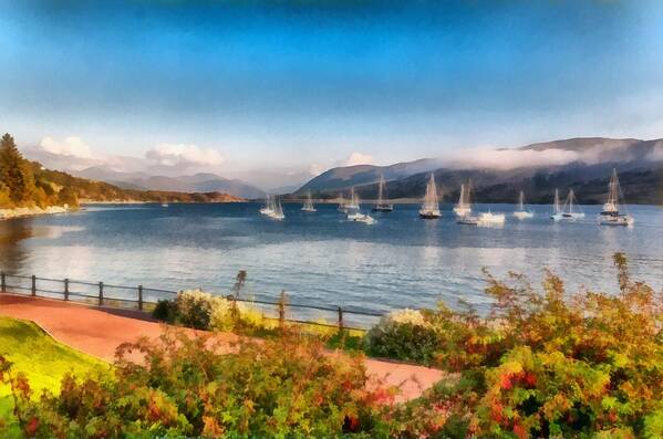 Landscape Art Print featuring the photograph Gulf of Ullapool   by Sergey Simanovsky
