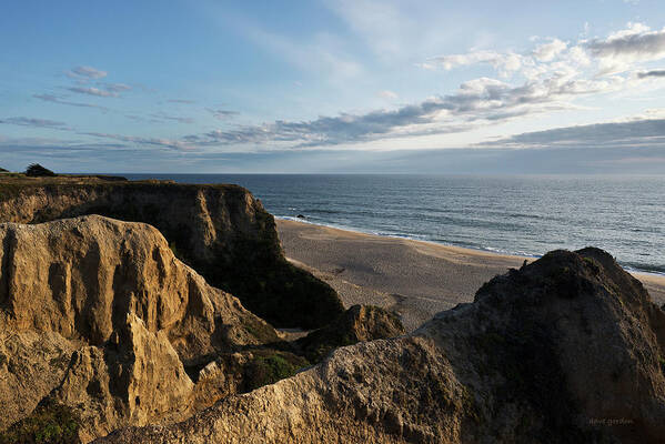 Half Moon Bay Art Print featuring the photograph Half Moon Bay I by David Gordon