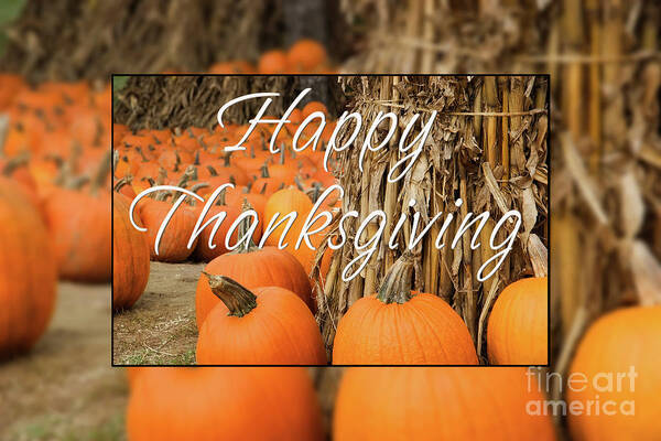 Happy Thanksgiving Art Print featuring the photograph Happy Thanksgiving by Jill Lang