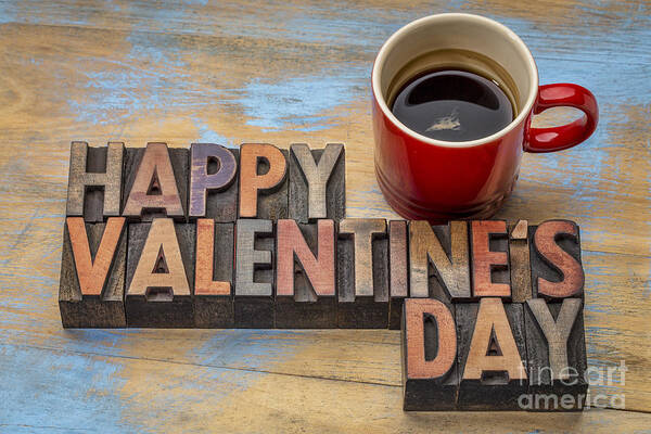 Valentines Day Art Print featuring the photograph Happy Valentines Day by Marek Uliasz