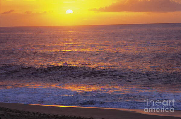 Ali O Neal Art Print featuring the photograph Hawaii Sunset by Ali ONeal - Printscapes
