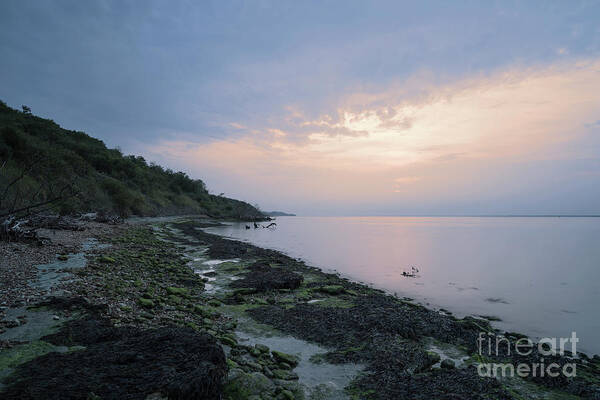 Dusk Art Print featuring the photograph Hazy Sunset by Clayton Bastiani