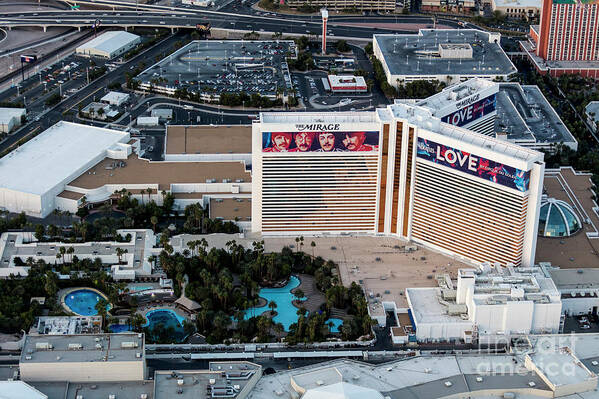 Las Vegas Art Print featuring the photograph he Mirage Hotel on the Strip, Las Vegas by PhotoStock-Israel