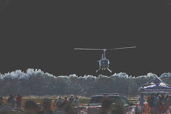 Military Art Print featuring the photograph Helicopter Lift by Karol Livote