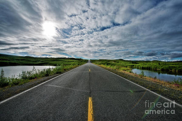 High Mountain Road Art Print featuring the photograph High Mountain Road by David Arment