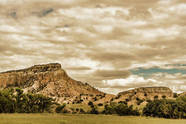 Abiquiu Art Print featuring the photograph Hills at the Ranch by Paul LeSage