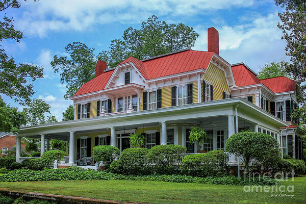 Reid Callaway Southern Glory Art Print featuring the photograph Home Sweet Home Madison Georgia Historical Homes Art by Reid Callaway