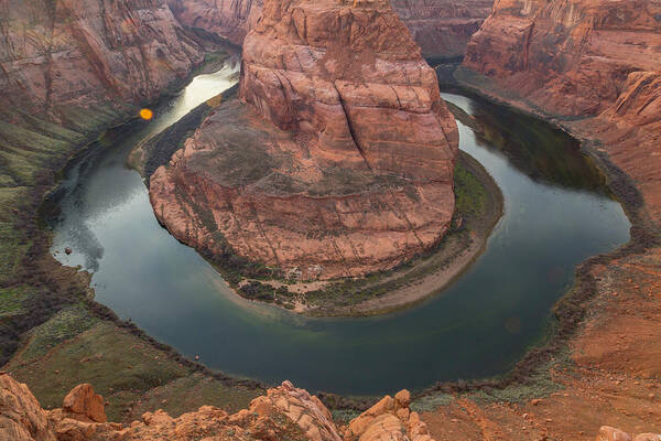 Horseshoe Art Print featuring the photograph Horseshoe Bend in Page Arizona by Billy Bateman
