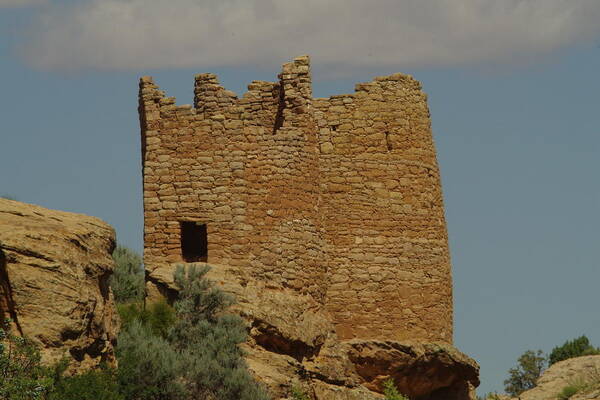 Ruins Art Print featuring the photograph Hovenweep by Jeff Swan