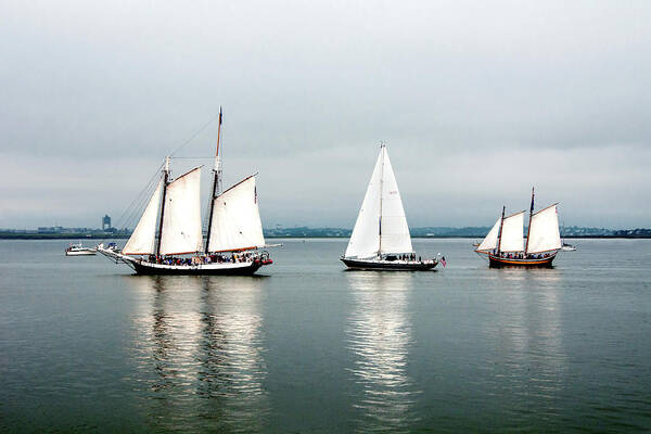 2017 Art Print featuring the photograph I Saw Three Ships by Greg Fortier