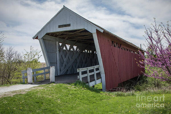 Architecture Art Print featuring the photograph Imes Covered Bridge 2 by Teresa Wilson