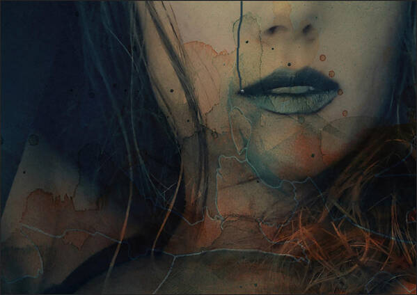 Female Art Print featuring the mixed media In A Broken Dream by Paul Lovering