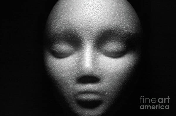 Face Art Print featuring the photograph In The Dark by Dan Holm