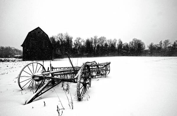 Landscape Art Print featuring the photograph In the Snow by Robert Och