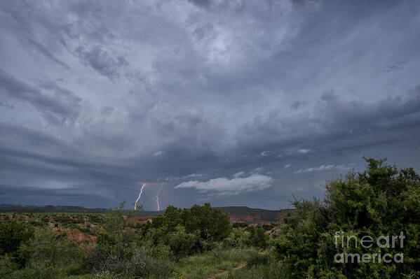 Caprock Canyons Art Print featuring the photograph Incoming Storm by Melany Sarafis