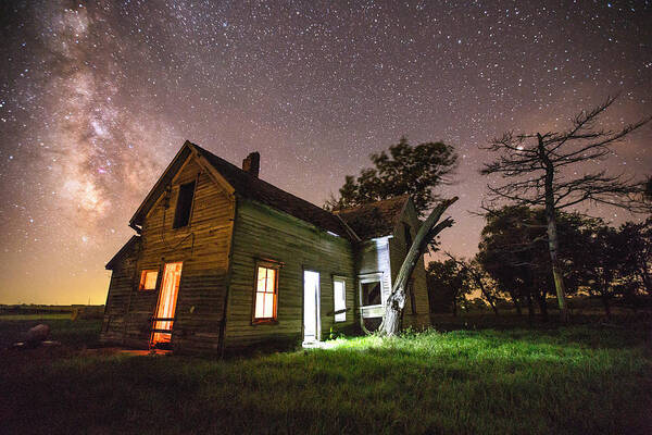 #abandoned Art Print featuring the photograph Inhabited? by Aaron J Groen