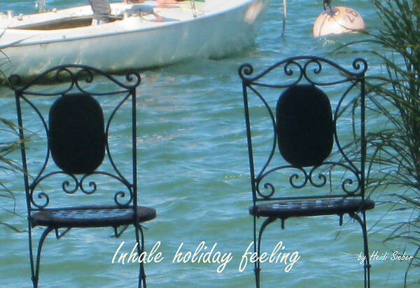 Holiday Art Print featuring the photograph Inhale holiday feeling by Heidi Sieber