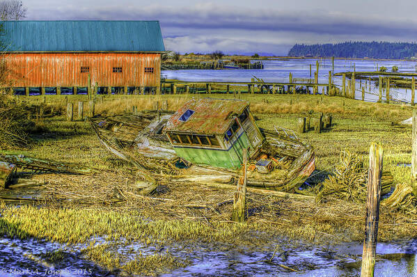 Boat Art Print featuring the photograph It Has Seen Better Days by Mark Joseph
