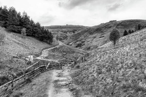 Derbyshire Art Print featuring the photograph Jacobs LAdder by Nick Bywater