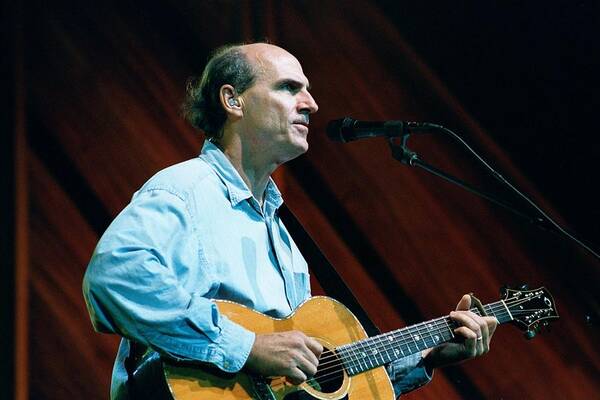 James Taylor Art Print featuring the photograph James Taylor by Kevin Cable