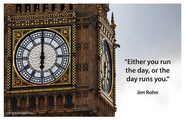 Quote Art Print featuring the photograph Jim Rohn by Mark Slauter