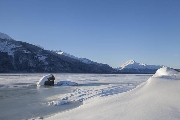 Alaska Art Print featuring the photograph Jones Point in Winter by Michele Cornelius