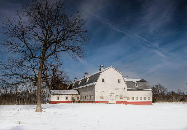 Kerr Scott Farm Art Print featuring the photograph Kerr Scott Barn by Cynthia Wolfe