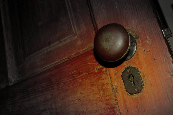 Door Knob Art Print featuring the photograph Knob Of Old by Troy Stapek