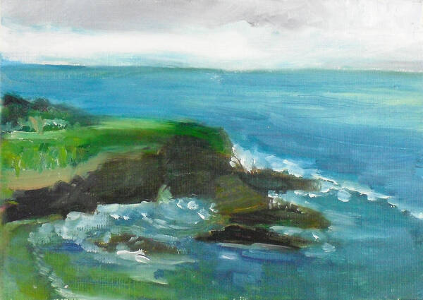 100 Paintings Art Print featuring the painting La Jolla Cove 026 by Jeremy McKay