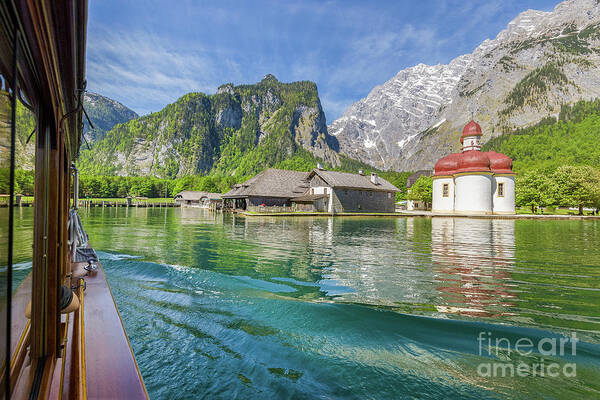 Alpine Art Print featuring the photograph Lake Konigssee by JR Photography