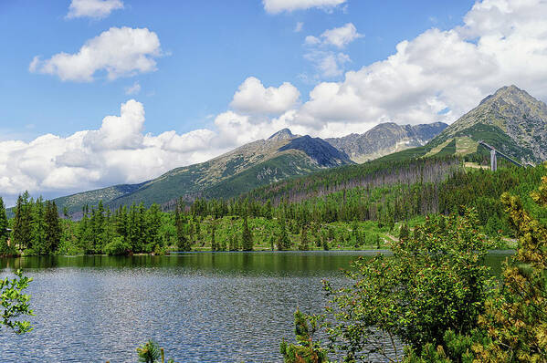 Lake Art Print featuring the photograph Lake Shtrbske by Uri Baruch