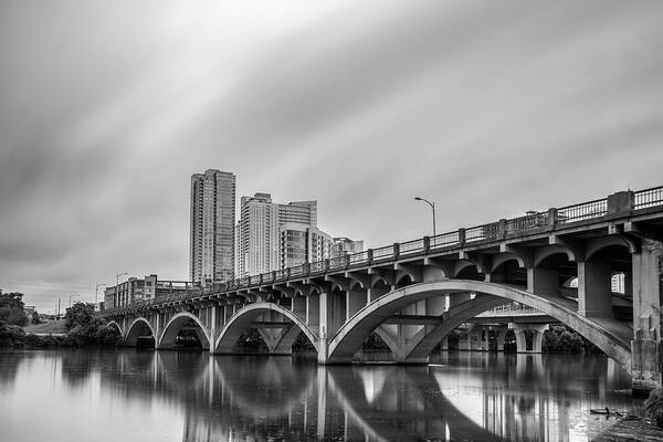 Austin Art Print featuring the photograph Lamar Bridge in Austin, Texas by Todd Aaron