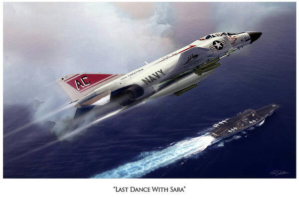 Aviation Art Print featuring the digital art Last Dance With Sara V3 by Peter Chilelli