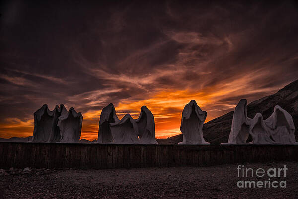 last Supper Art Print featuring the photograph Last Supper at Sunset by Janis Knight