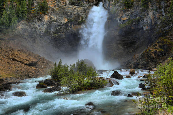 Laughing Falls Art Print featuring the photograph Laughing Falls by Adam Jewell