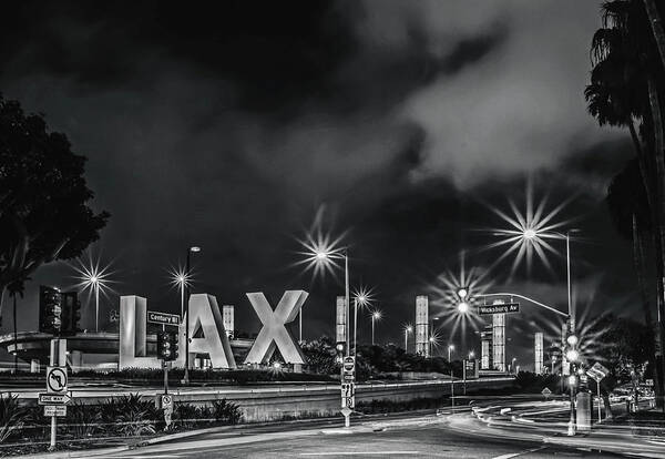 Lax Art Print featuring the photograph LAX Entry by April Reppucci